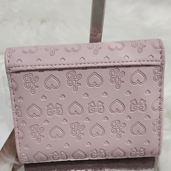 🔹️Betsey Johnson🔹️ Pink Multi LBCASH Trifold Wallet ✨️💗 - Picture 5 of 7